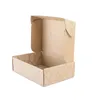 Подарочная упаковка Kraft Paper Rain Box White Printed Mailer Package Boxs для одежды обуви