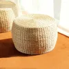 Pillow Grass Small ottoman non glipt se tabouret rond