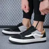 Casual Shoes Men Canvas moda koronkowa w górę wiosenne jesienne trampki oddychające wygodne wysokiej jakości obuwie na zewnątrz