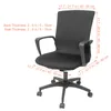 Couvre-chaise Protecteur de fauteuil en rotation en rotation de l'ordinateur Office stressable