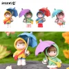 1/4pcs Car Umbrella Girl Girl Doll Micro Landscape Habndarfted Fairy Garden Desktop Figurines Home Decor Ornement Craft Gift