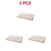 Carpets 3pcs pavés de salle de bain en relief en relief non glipt