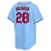 maglia da baseball cucita nolan arenado a casa in trasferta da uomo donna giovane s-6xl