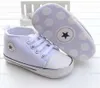 Baby jongensmeisjes canvas schoenen 018m kinderen zachte soled sneakers bebe laceup wieg schoeisel pasgeboren baby peuter first walkers3511814