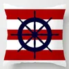 Kussen Marine Sailor Series Pillowcase Home Office Bank Decoratie Thip Pillowcover Stripes Sea Boating Modern Cover