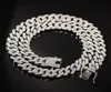 Who 1630Inch Micro Paved 12mm S Link Miami Cuban Chain Necklaces Hiphop Men Rhinestones Fashion Jewelry Drop 211W283n8389884