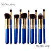 10 -stm make -upborstels Professionele cosmetische borstelkit Nylon Hair Wood Handgreep Eyeshadow Foundation Tools 945