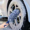 Car Wash Super Brush Plush Premium Wheels Borstel Niet-sliphandgreep Gemakkelijk om velgen te reinigen spaken wiel vat auto-accessoires