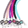 1pc Sparling ID -Kartenhalter einfache einziehbare Lanyard Tragbare Telefongurt Multi Color Keyring Lanyring für Schlüsselzubehör