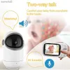 Baby Monitors Baby Monitor 3,2-tums IPS-skärm 720P Wireless PTZ Walkie Talkie Temperatur Display Nanny Camera Remote Nanny Camera VB802C240412