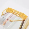 Necklace Earrings Set Fashion Dubai Gold Color Tassel Jewelry For Women Bridal Long Nigerian Choker Wedding Sets