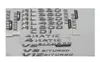 Chrome Trunk Letters Badge Emblem Emblems ML55 ML63 AMG ML300 ML320 ML350 ML400 ML500 4MATIC CDI W166 W16424974749216503
