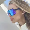 Солнцезащитные очки Новая большая рама соединяется с солнцезащитными очками для тела на открытом воздухе езда на велосипеде для женщин солнце