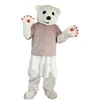 2024 Halloween Taille adulte Polar Bear Mascot Costume Costume personnalisée Costume de fantaisie kit Mastret Mastret