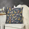 Kudde Chub Geckos i Dark Grey Throw Decorative Cover för vardagsrummet Soffa