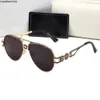 Lunettes de soleil de luxe pour homme femme unisexe Designer Goggle Beach Sun Glasses Retro Small Frame Design Top Quality With Box1