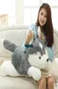 Dorimytrader novo gigante de 100 cm fofo animal simulado animal husky luxuoso brinquedo grande travesseiro de boneca de cachorro recheado Baby Gift Dy6160836664625