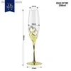 Wine Glasses Crystal champane lasses weddin oblets red wine lasses European household sparklin sweet wine lasses olden lasses L49