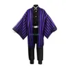 Anime Costumes Purple/Black Iguro Obanai Cosplay Anime Demon Ghost Killer Iguro Obanai Haori kimono Cosplay Costplay Costume White Snake Doll Zestaw 240411