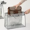 Storage Bags 5PCS Handbag With Handle Hanging Large Dustproof Zipper Purse Cover Clear Protector Case Closet Portable Organizers