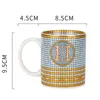 Designer Lux Personnalisé à la mode vintage Mug céramique pour hommes et femmes Maison ménage à eau tasse de thé à thé Tasse de thé