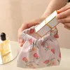 Aufbewahrungsbeutel tragbares Mini -Make -up für Frauen Münze Geldbeutel Blumenbeutel Handtasche Wechselbaus über Lippenstift Kosmetische Nezer