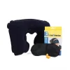 3pcs/set Travel Pillow em forma de U Tampões para os ouvidos à prova de som Blackout Máscara Olhos de Máscara de CAR