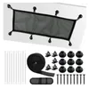 Sacs de rangement Câble Management Net Under Desk Kit Cord Cordon Organisateur Invisible Hider Mesh Easy Installer