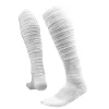 Chaussettes 2 pièces de football chaussettes pour hommes femmes adultes pile les chaussettes américaines football extra-longs extra-longs accessoires sportifs en plein air