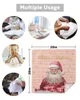 4/6 / 8pcs Christmas Santa Cadeaux Flakes de neige Napkins Tipe de restauration Table Napkins Banquet de mariage DÉCOR