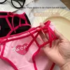 Kadın Panties 3pcs/Set Sexy Pure Pamuk Kadınlar String Straps Kadın iç çamaşırı orta-yükseliş moda samimi kadın Intimes