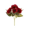 Dekoratif çiçekler sahte ayçiçeği gerbera yapay düğün dekorasyon çiçek simülasyon bitkisi ev atış sahne sahne