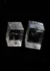 2pcs Natural Clear Square Calcite Stones Iceland Quartz Crystal Rock Energy Stone Mineral Образец Healing6368482