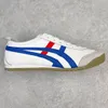 2024 JAPA Tiger Mexico 66s Lifestyle Seakers Wome Me Desigers Cavas Shoes Black White Blue Red Beige Low Traiers Slip-On Loafer Birch/Green