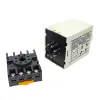 ST3PA-A/B/C/D/E/F/G Tijdrelais met base socket vermogen op tijdsvertraging 8 pins uit vertraging Timer Relay AC 220V DC12V 24V 24V