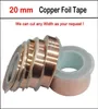 WholeNew 20mm x 20M Copper Foil Conductive Adhesive Tape EMI Shielding Guitar Slug and Snail Barrier19992053