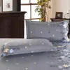 Set di biancheria da letto da stampa concisa tela da letto morbida aloo di cotone fiore cover cover cuscinetti inverno inverno tessuti inverno inverno