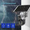 PTZ Câmeras LS VISÃO 4K 8MP Câmera solar de solar de solar de solar sem fio 4G/WiFi PTZ Proteção de segurança da lente dupla Câmera CCTV Camera C240412