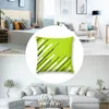 Oreiller Diagonales - Couvercle de couverture vert lime