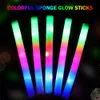 LED LED LEDINESTS Party Rave Foam Glow Stick RGB Fluorescent Dark Light for Bar Wedding Birthday Festival Supplies Exclies