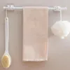 Shower Curtains Nail-Free Adjustable Curtain Rod Holder Clamp Hooks Bracket Holders Adhesive Wall Fixed Clip Hanging Rack