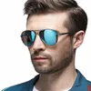 Óculos de sol Aowear Mens Aviação Homens, óculos de sol espelhados polarizados para Man HD Driving Pilot Sun Glasses Lunettes de Soleil Homme 240410