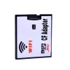 카드 고속 Wi -Fi 어댑터 MicroSD TF 대 Wi -Fi CF 어댑터 타입 I 디지털 카메라 용 16GB 128GB Wi -Fi 메모리 카드.