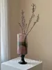 Vases Vase Mid-Ancient Glaze Material Gradient Color Chinese High-Grade Simple Modern High-Leg Suitable Living Room Hallway Ornaments