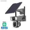 Câmeras IP 4MP Niview Aplicativo Três lentes Wi -Fi/4G PTZ IP Dome Câmera Full Color AI Detecção humana Segurança CCTV Baby Monitorc240412