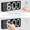 Digital väckarklocka Färgglad LED Elektronisk klocka USB/Battery Operated Smart Desk Clock Night Mode Clock 12/24H LED Clock Clock