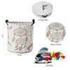 Laundry Bags Colored Dream Catcher Feathers Dirty Basket Foldable Home Organizer Clothing Kids Toy Storage