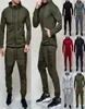 2 stuksstracksuit mannen sw eatshirt sportset sportschool kleding mannen sportpak trainingspak sport slijtage x06106255159