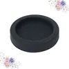 Kaffescoops Round Press Powder Pad Practical Mat Silicone Machine for Home Store (Black)