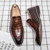 Casual Shoes Slip-on Large Size Leather Men's Formal Pointed Small Fashion